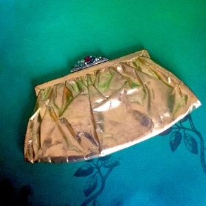 VINTAGE Gold Clutch